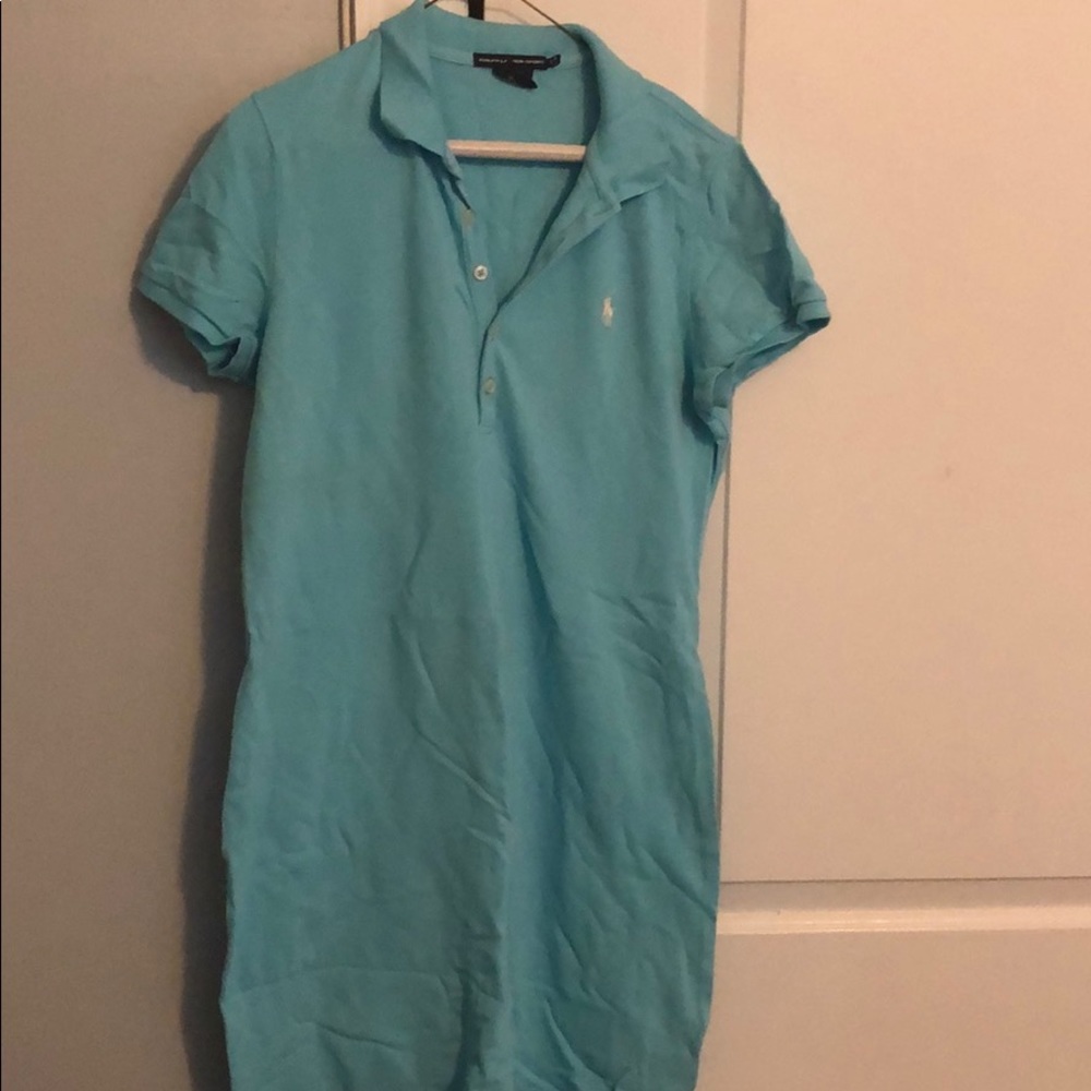 Light blue 3 1/4 Ralph Lauren Sport dress